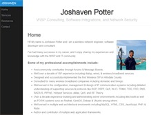 Tablet Screenshot of joshaven.com